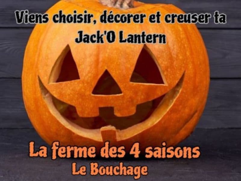 Billet Atelier enfant citrouille Halloween à la ferme des 4 saisons 38