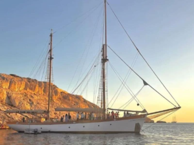 Billet Croisière coucher de soleil en voilier sur le "Don du vent" (13)