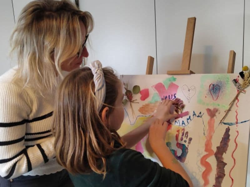 Atelier parent enfant de peinture XXL à Le Pellerin (44)