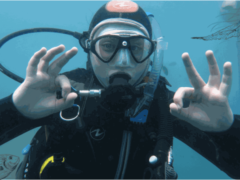 Baptême de plongée à la plage à Argelès-sur-Mer (66)
