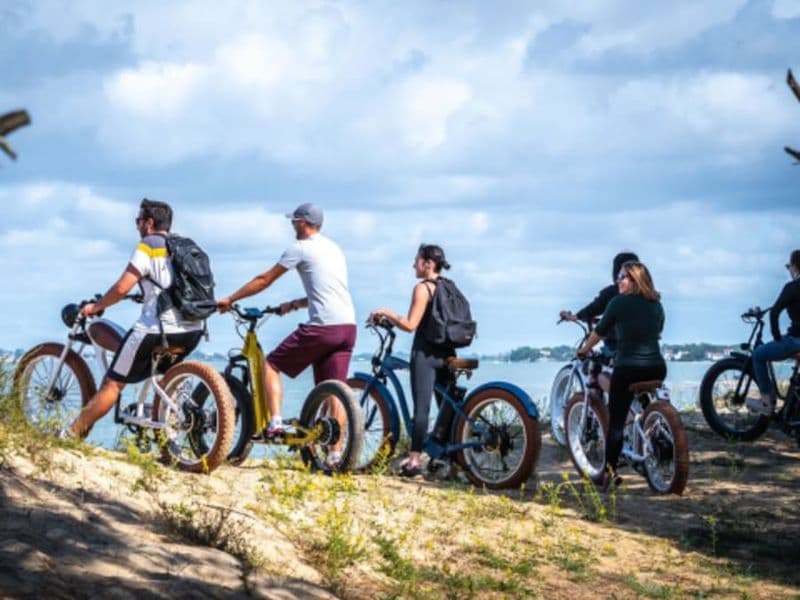 Balade à vélo électrique dans la forêt de la Coubre (17)