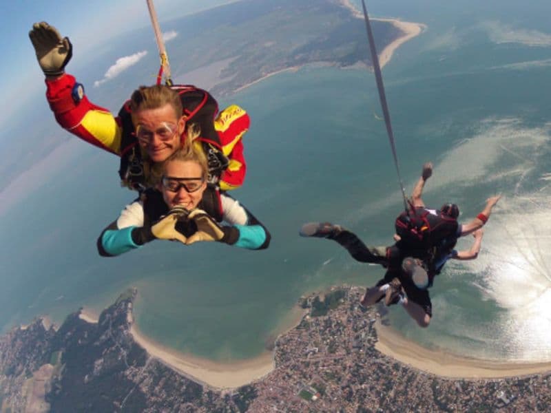 Saut en Parachute en tandem à Royan (17)