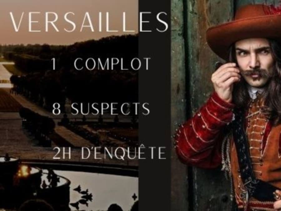 Jeu de piste dans les jardins du Château de Versailles