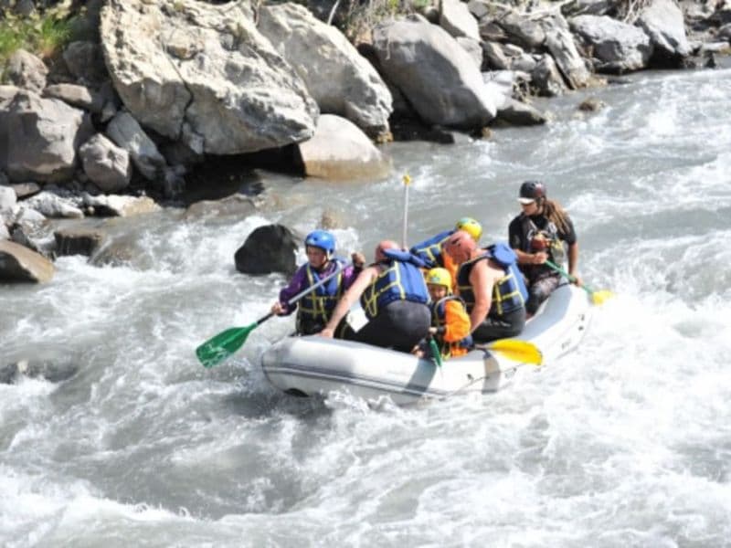 Billet Rafting près de Barcelonnette : descente de l'Ubaye (04)