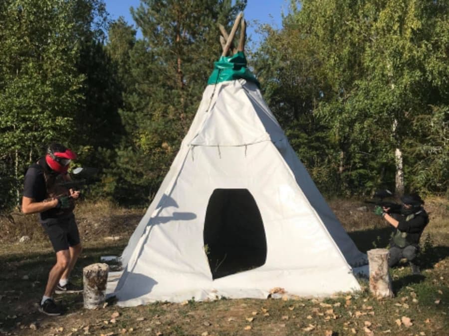 Paintball dans la forêt d'Halatte à Senlis (60)