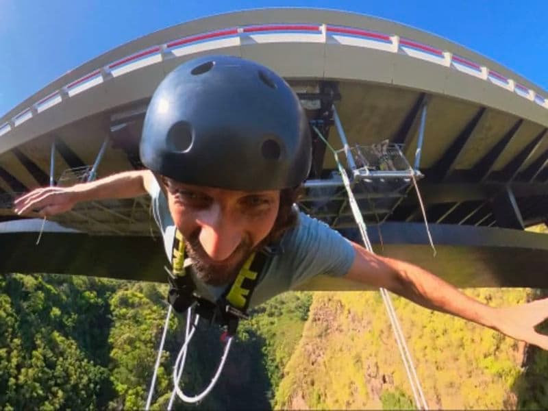 Saut à l'élastique du Viaduc de la Fontaine à Saint-Leu
