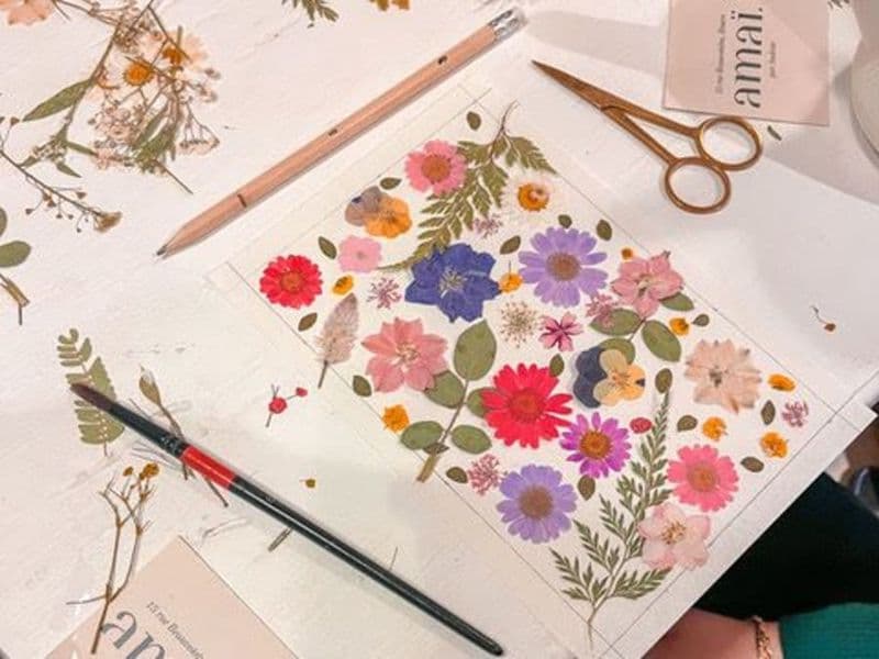 Billet Atelier création d'un Herbier fleuris à Rouen (76)