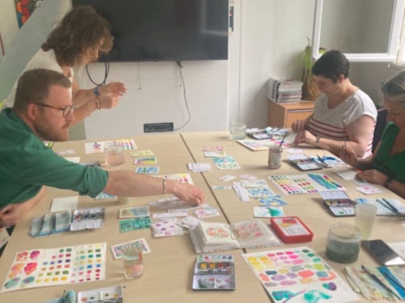 Billet Pause midi dessin aquarelle à Saint-Herblain (44)