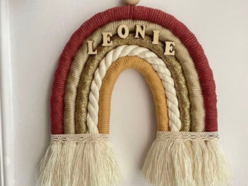 Atelier macramé arc-en-ciel personnalisable à Toulouse (31)
