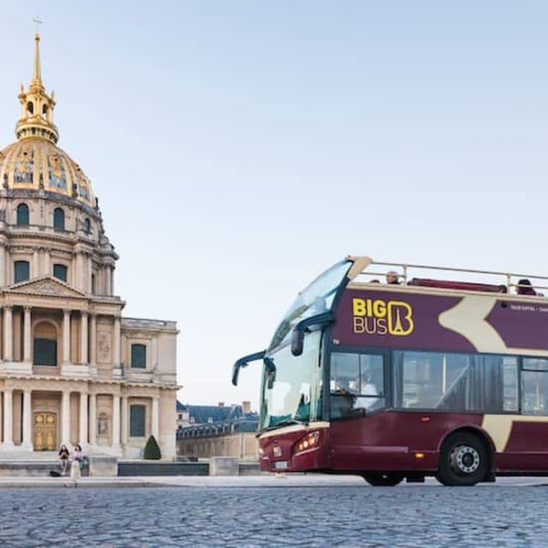 Billet Big Bus Paris : Visite guidée Hop-on Hop-off + Croisière sur la Seine