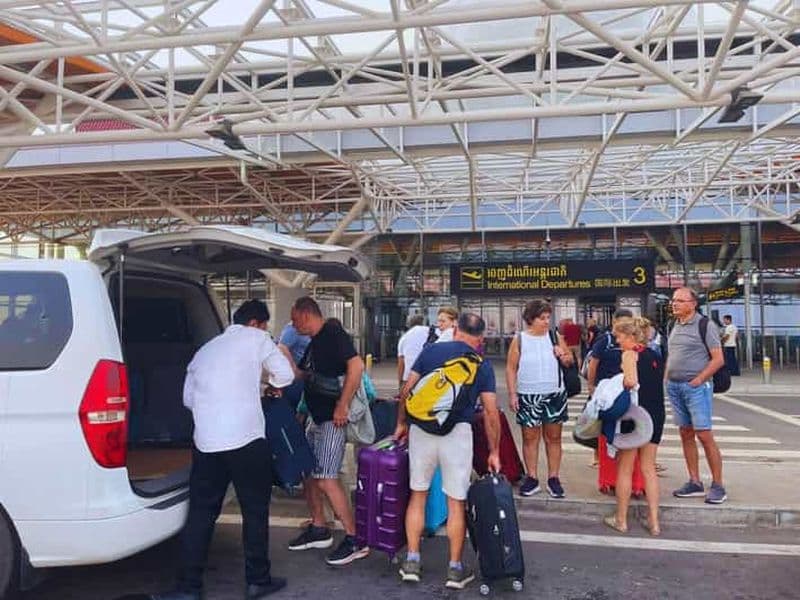 Transfert privé : Aéroport de Siem Reap (SAI) ↔ Ville (Hôtel)