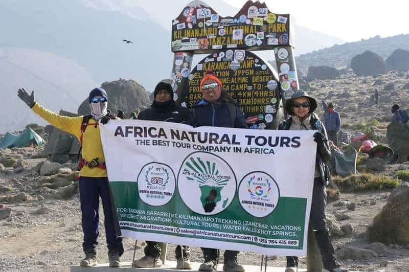 Billet Meilleur guide pour l'ascension du Kilimandjaro par la voie Lemosho (8 jours)