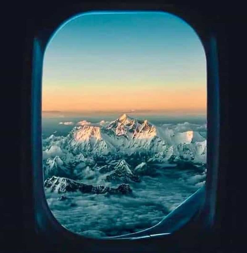 Katmandou : Vol panoramique du Mont Everest, navette aéroport.