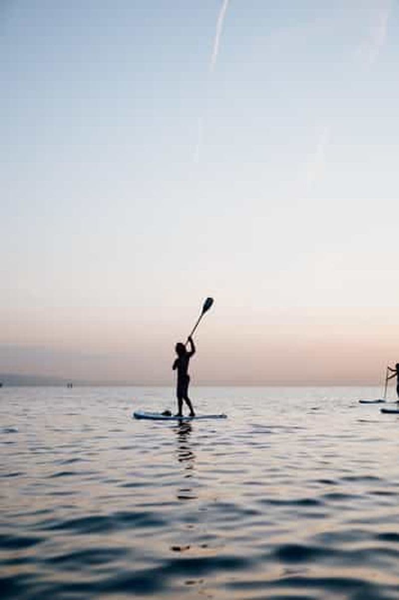 Billet Valence : Activité de paddle surf au coucher du soleil