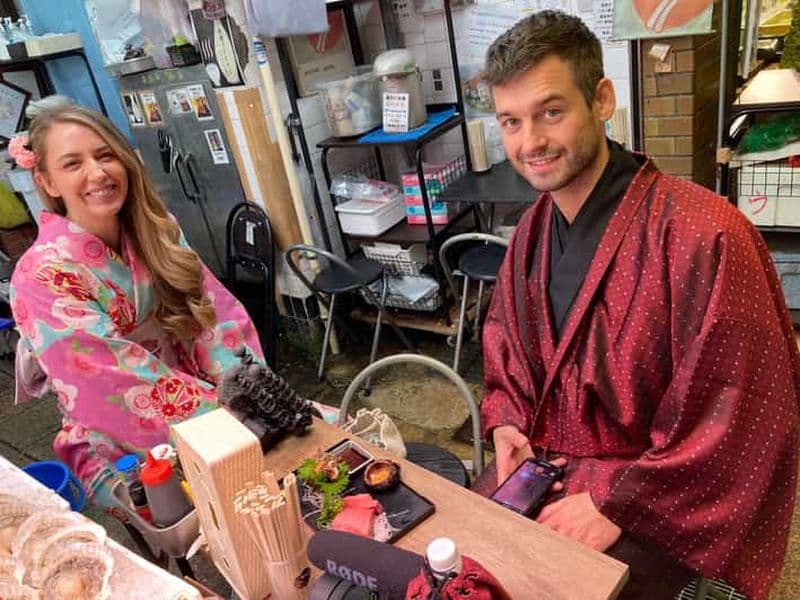 Billet Visite culinaire à pied du marché de Nishiki avec un guide local