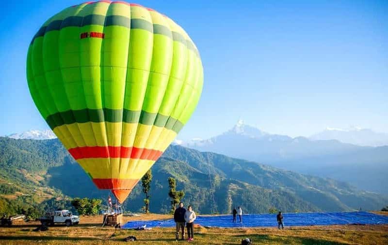 Montgolfière de Pokhara