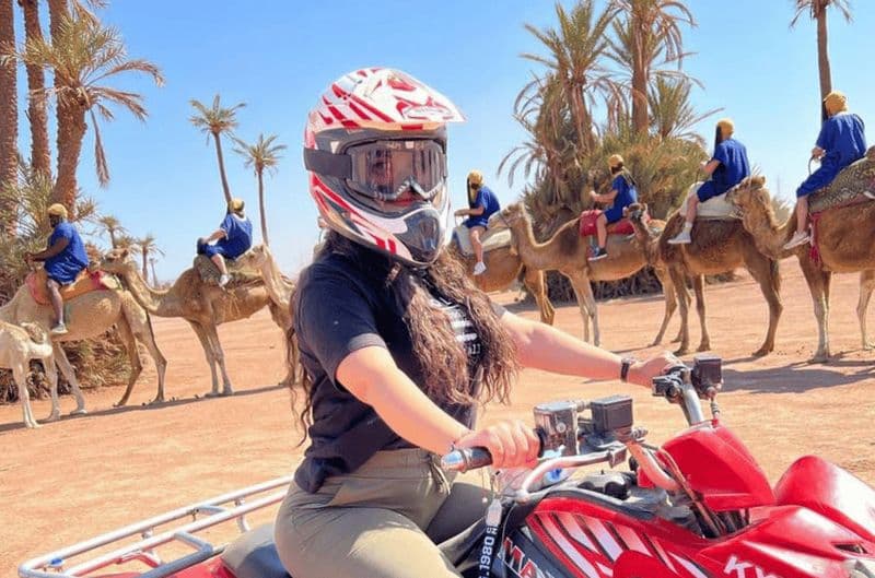 Billet Marrakech : Balade en Quad et Dromadaire avec Pause Thé et transfert