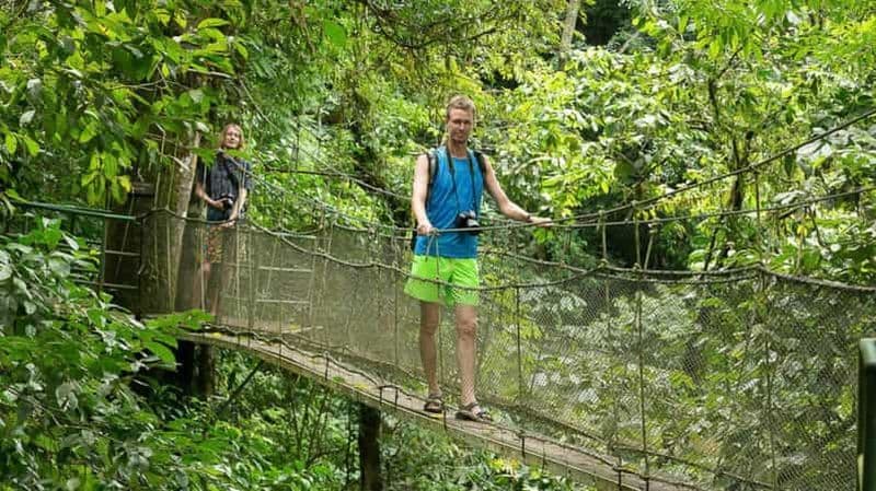 Billet Manuel Antonio : Visite du pont et de la cascade du parc Rainmaker