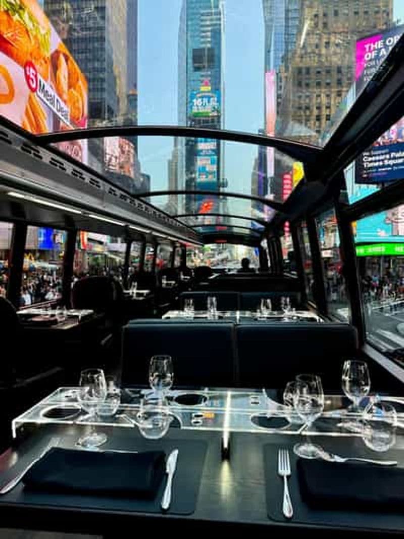 Billet Visite gastronomique de New York en bus panoramique Bustronome