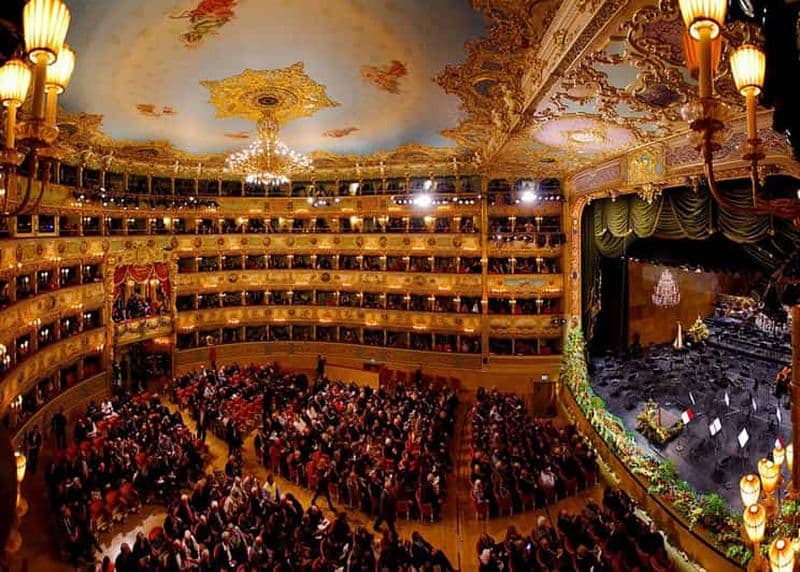 Venise : Visite du théâtre La Fenice