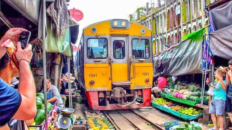 Billet Depuis Bangkok : Visite des marchés et d'Ayutthaya