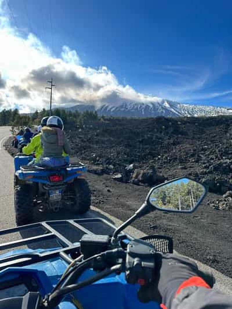 Billet Tour de l'Etna en quad avec transport privé