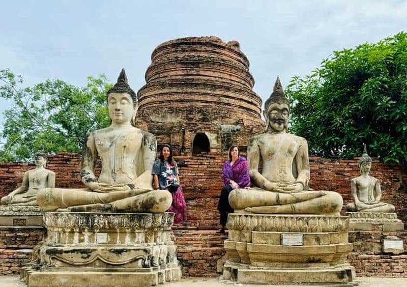 Billet Bangkok : visite d'Ayutthaya et du marché local en espagnol ou en anglais