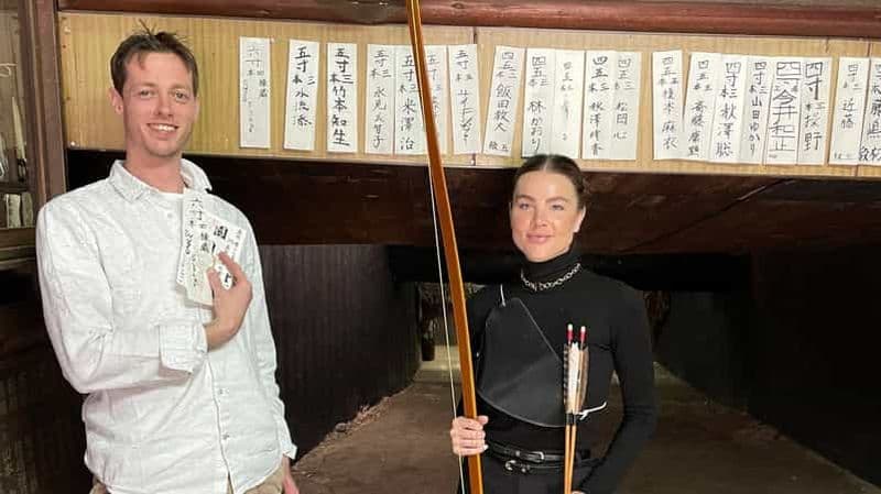 Kyoto : expérience de tir à l'arc assis en salle d'une heure