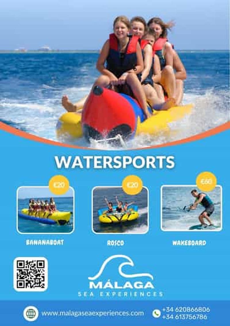Billet Bateau banane dans la capitale de Malaga, Playa del Palo