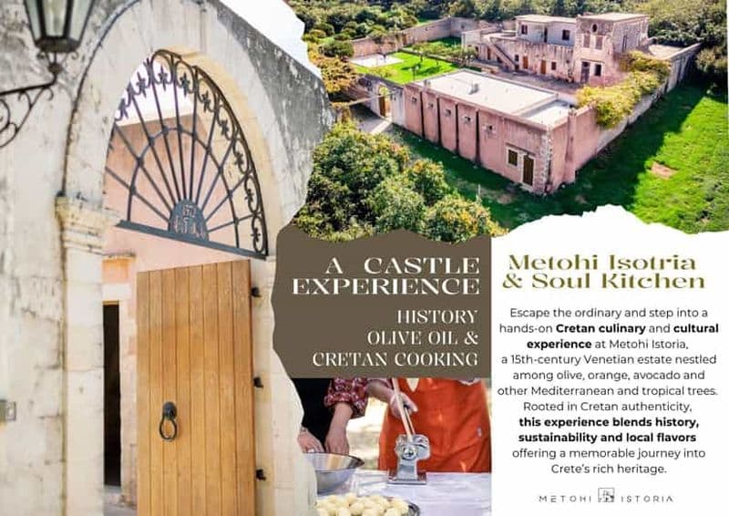 La Canée : dégustation d'huile d'olive et cours de cuisine à Metohi Istoria