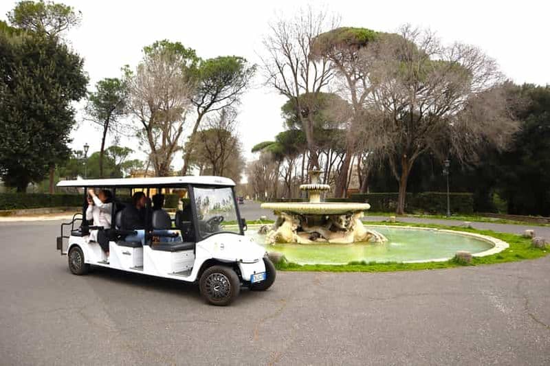 Rome : Visite en voiturette de golf à Villa Borghese