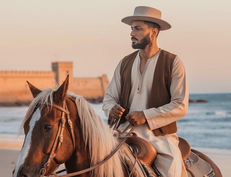 Billet Marrakech : Excursion d'une journée à Essaouira avec promenade à cheval