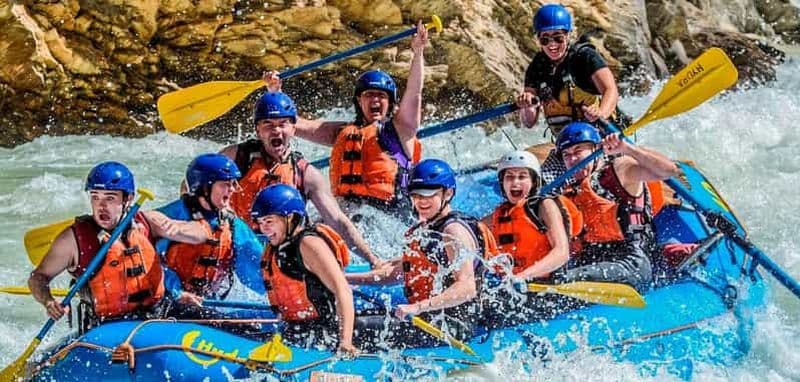 Billet Vallée du Sud : Journée complète de rafting à Cusipata et tyrolienne.