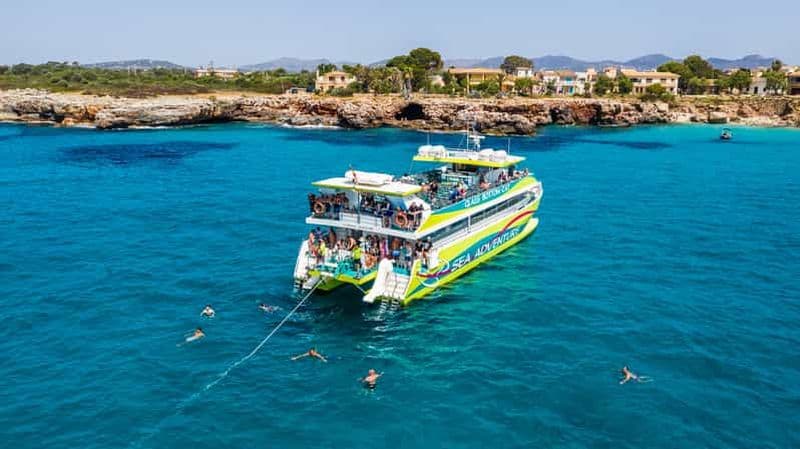 De Cala Millor : croisière en bateau à fond de verre sur la côte est
