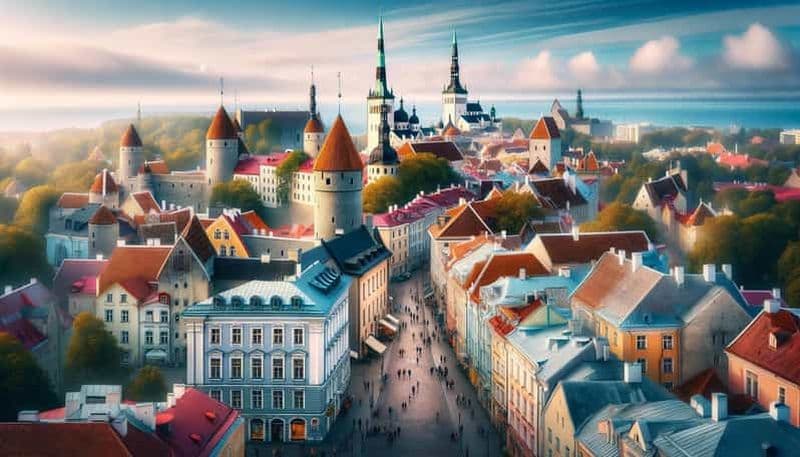 Billet Tallinn : Guide audioguide avec 10 points de visite touristique