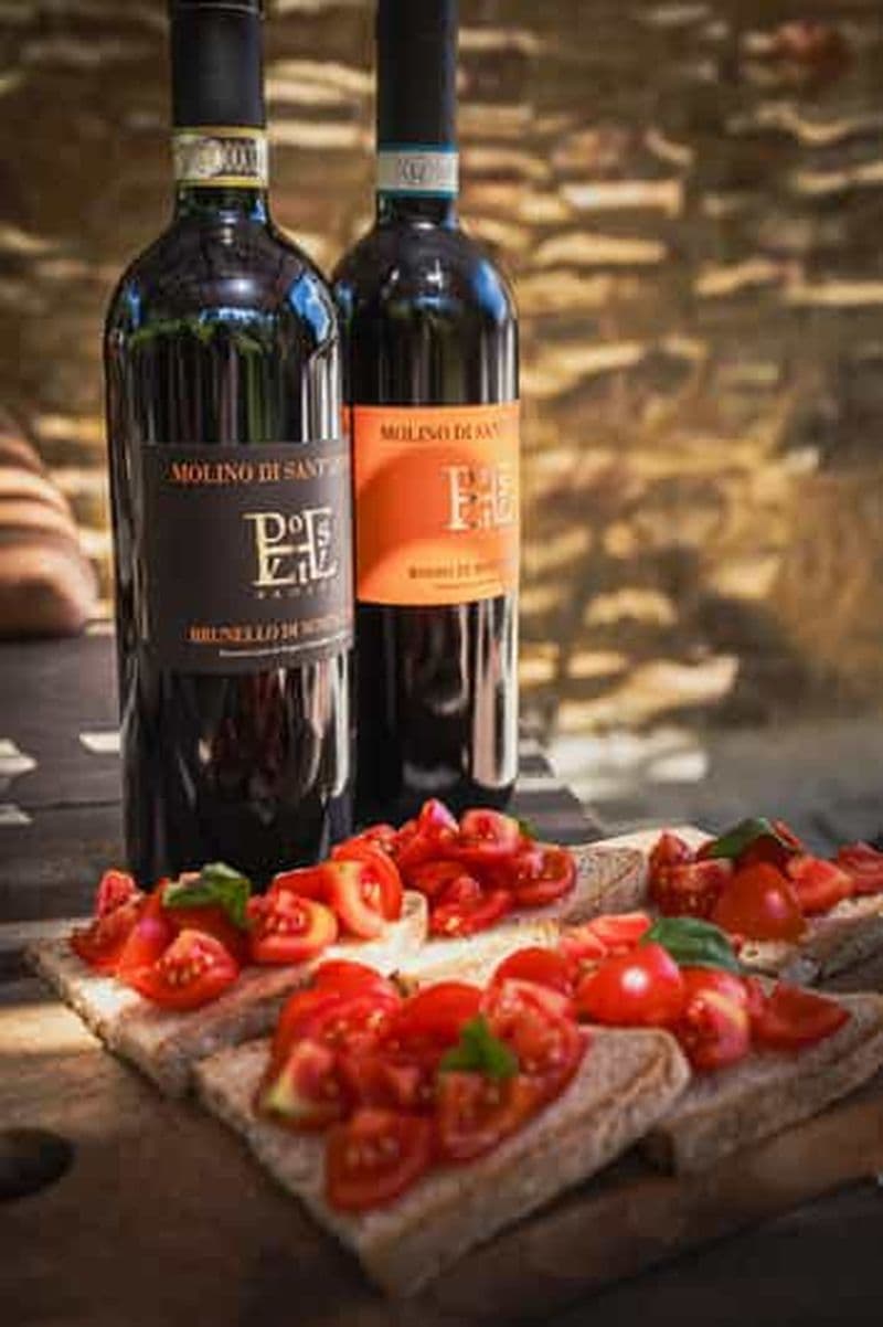 Billet Montalcino : visite de la cave Molino et dégustation de vins