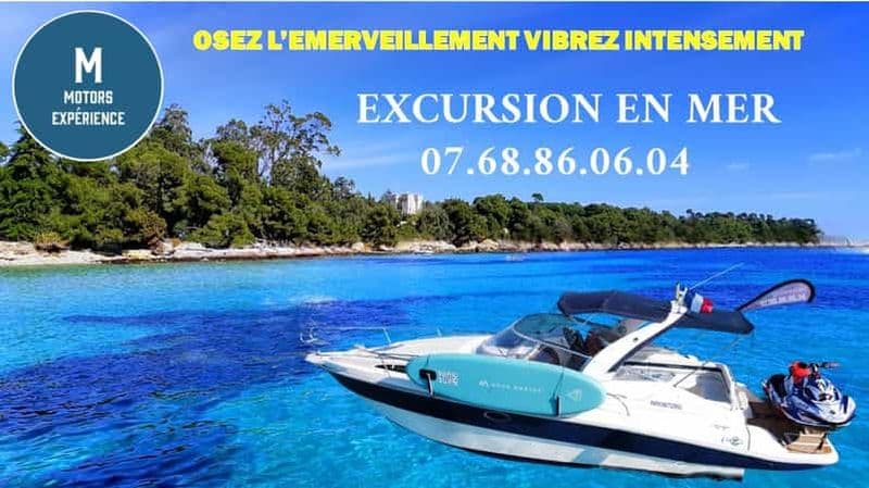 Billet Cannes : tour en bateau privé Mandelieu Théoule Iles de Lérins