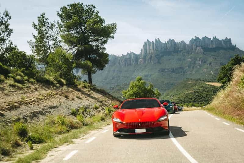 Billet Circuit de 3 heures en supercar de Barcelone à la montagne de Montserrat
