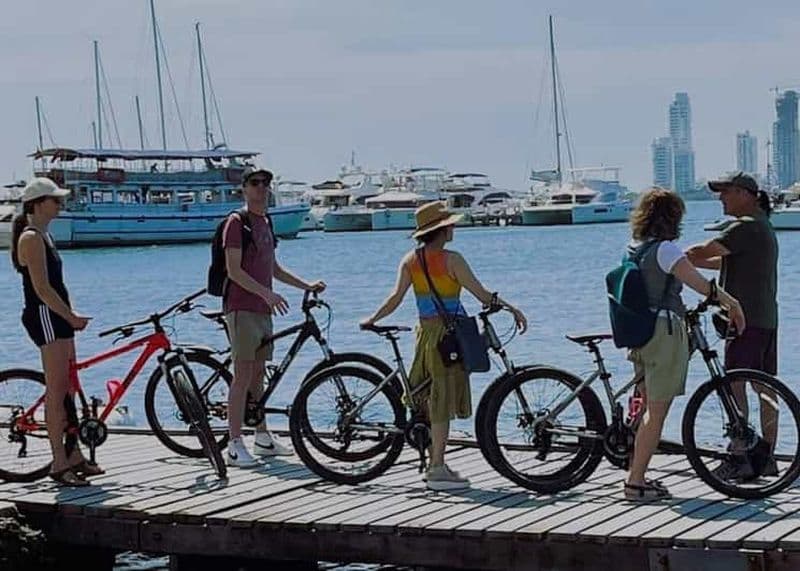 Billet Nouveau ! Visite à vélo au coucher du soleil de la baie de Carthagène et de Getsemaní