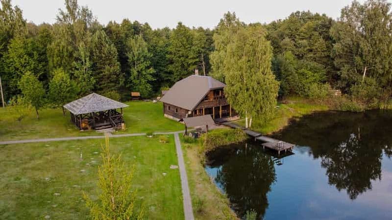 Billet Expérience du sauna avec l'homme de bain dans la nature