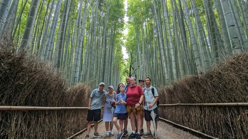 Billet Kyoto : Bambou d'Arashiyama, temple, Matcha, singes et secrets