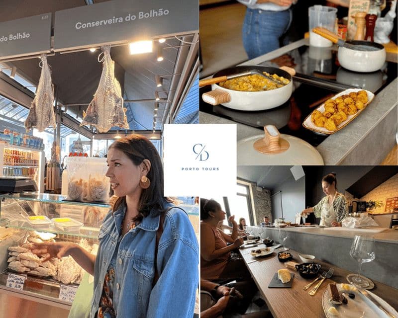 Porto : Visite du marché local et cours de cuisine / showcooking