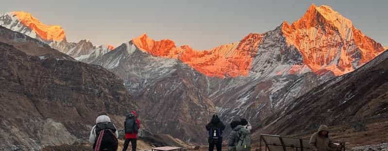 Pokhara : 7 jours de trekking au camp de base de l'Annapurna avec source d'eau chaude