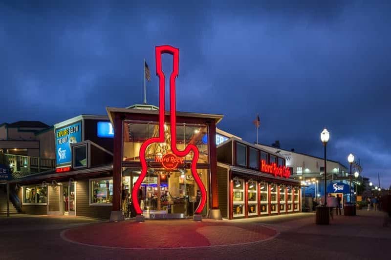 Repas au Hard Rock Cafe San Francisco au Pier 39