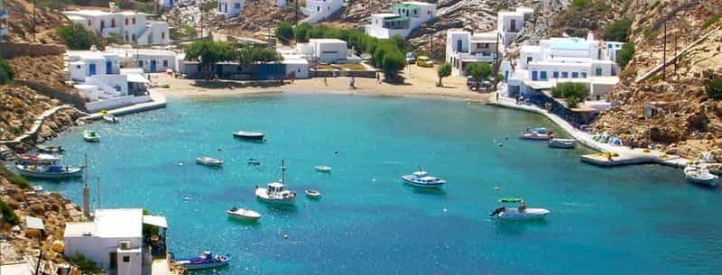 Croisière privée en bateau rapide sur la côte sud de l'île de Sifnos