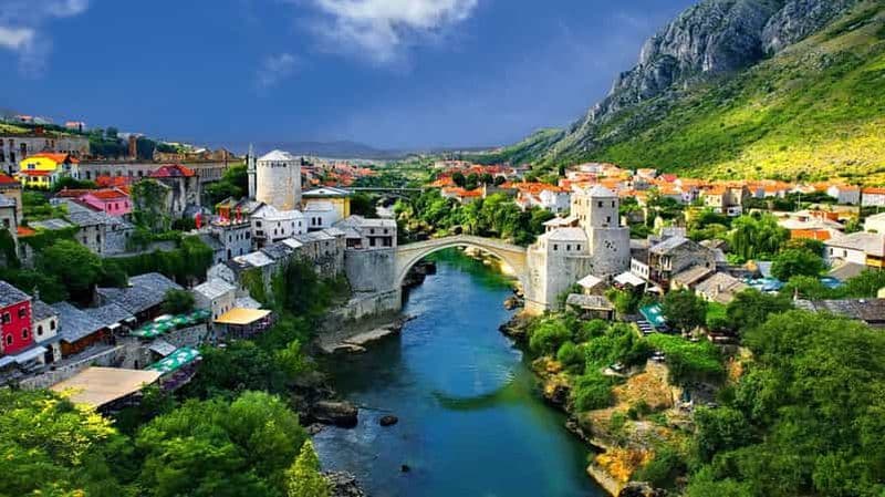 Billet Au départ de Split ou de Trogir : Circuit en groupe à Mostar et aux chutes d'eau de Kravica