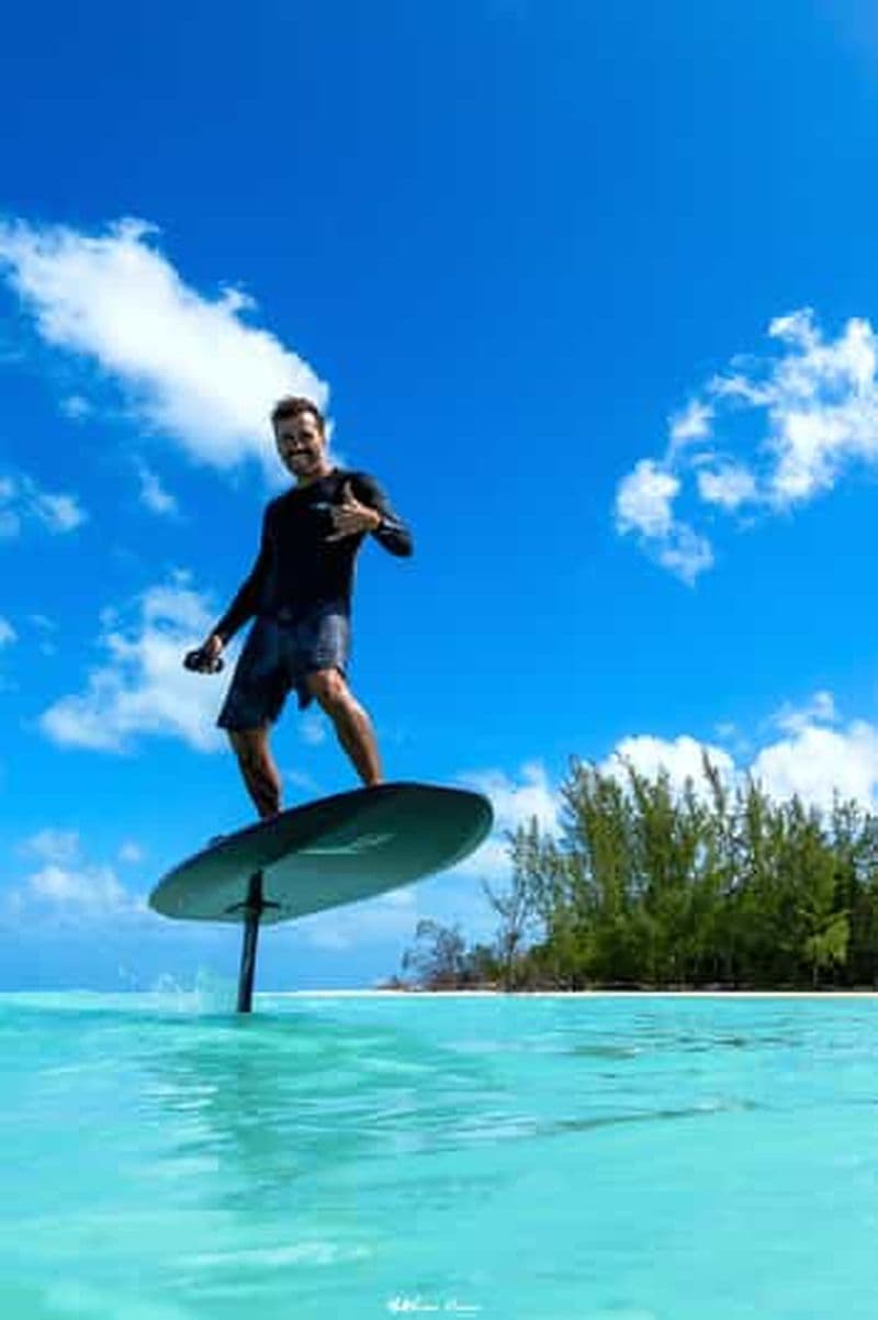Cours de surf électrique à Cozumel