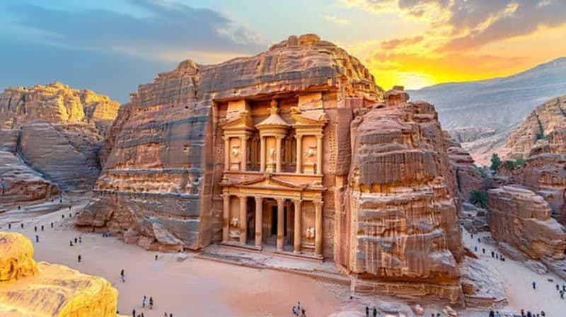 Billet Amman : visite privée de deux jours à Pétra, Wadi Rum et la mer Morte
