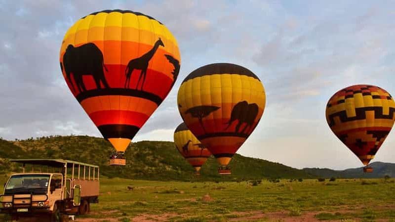 Johannesburg : Vol en montgolfière