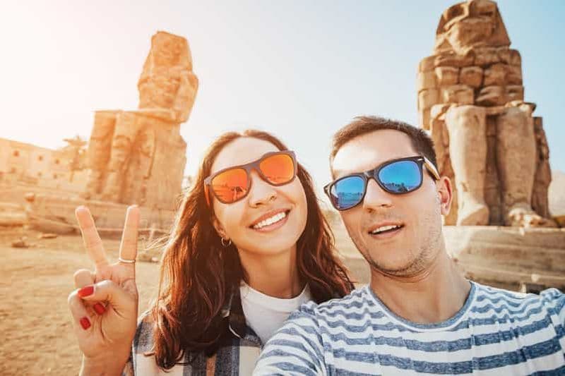 Hurghada : Vol en montgolfière à Louxor et excursion d'une journée avec repas